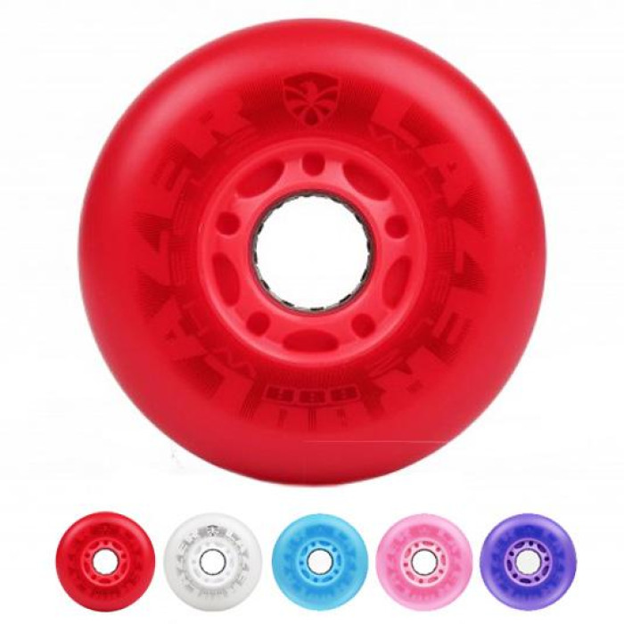 LED колеса FE Lazerwheelz Red 80 mm