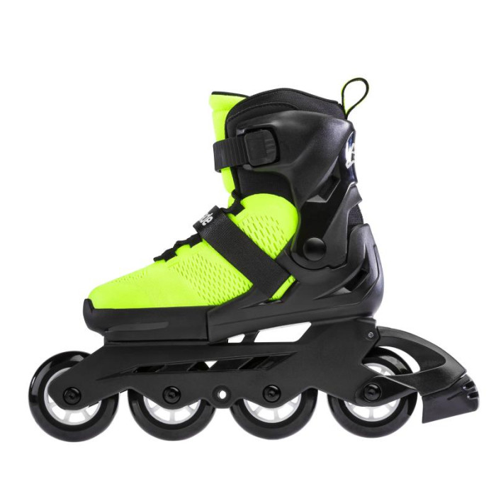 Дитячі роликові ковзани Rollerblade Microblade SE Black/Lime 33-36.5 розмір