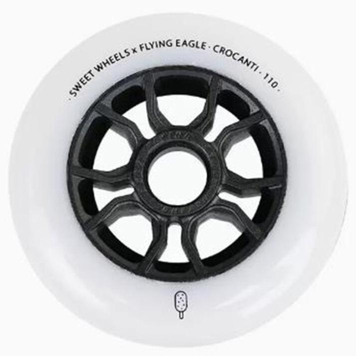 Колеса Flying Eagle Crocanti 110 mm белые