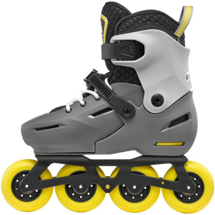 Дитячі фрискейт ролики Rollerblade Apex сіро-жовті 29-32 розміри