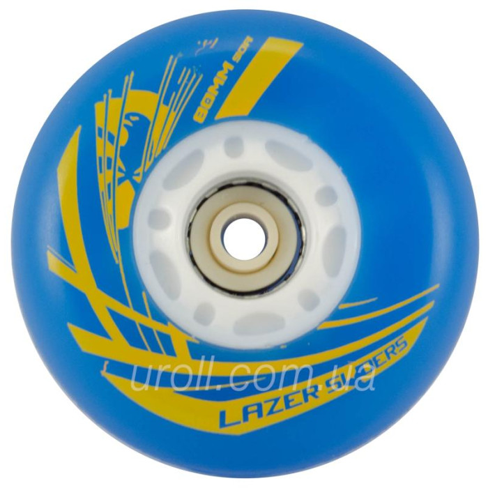 Светящиеся колеса для роликов Flying Eagle Lazer Sliders Blue