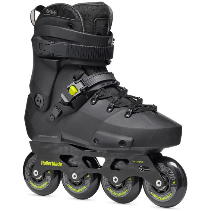 Роликові ковзани для активного катання Rollerblade Twister XT black-lime на ногу 25 см