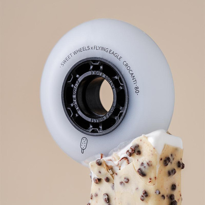 Flying Eagle Crocanti 80 mm 88a white - 4 колеса