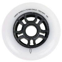 Колеса для роликов FE Crocanti 100 mm 88a белые - 3 колеса