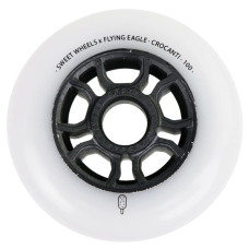 Колеса для роликів FE Crocanti 100 mm 88a білі - 1 колесо