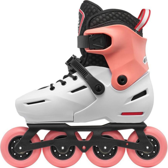 Фріскейт ролики для дівчинки Rollerblade Apex platinum-coral 29-32 розміру