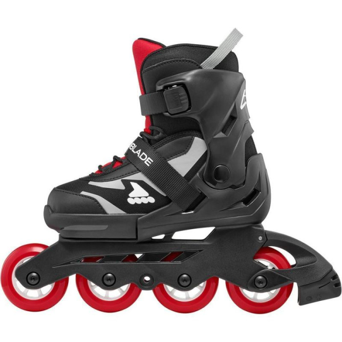 Дитячі розсувні ролики Rollerblade Microblade Чорно-Червоні 28-32