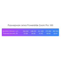 Ролики Powerslide Zoom Pro Black 100 2021 Размер 45-47