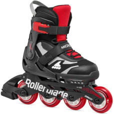 Дитячі розсувні ролики Rollerblade Microblade Чорно-Червоні 28-32