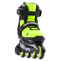 Дитячі роликові ковзани Rollerblade Microblade SE Black/Lime 28-32 розмір