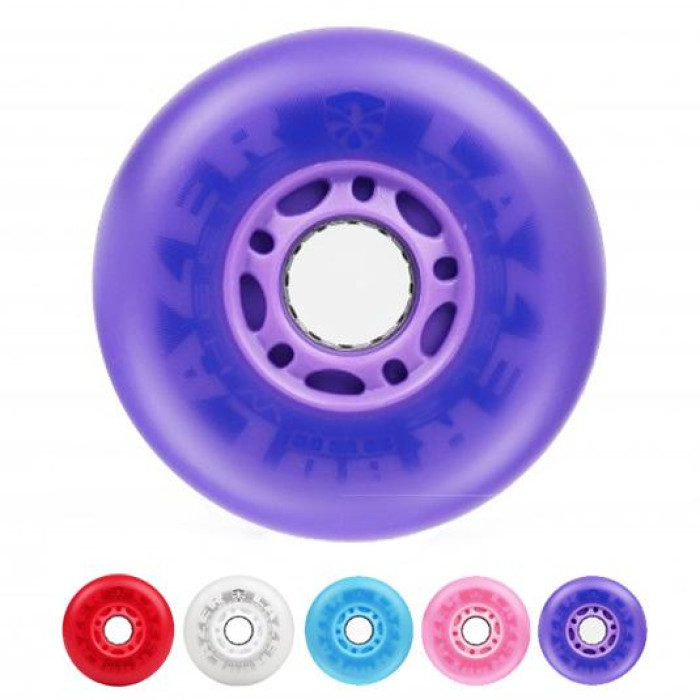 LED колеса FE Lazerwheelz Violet 80 mm
