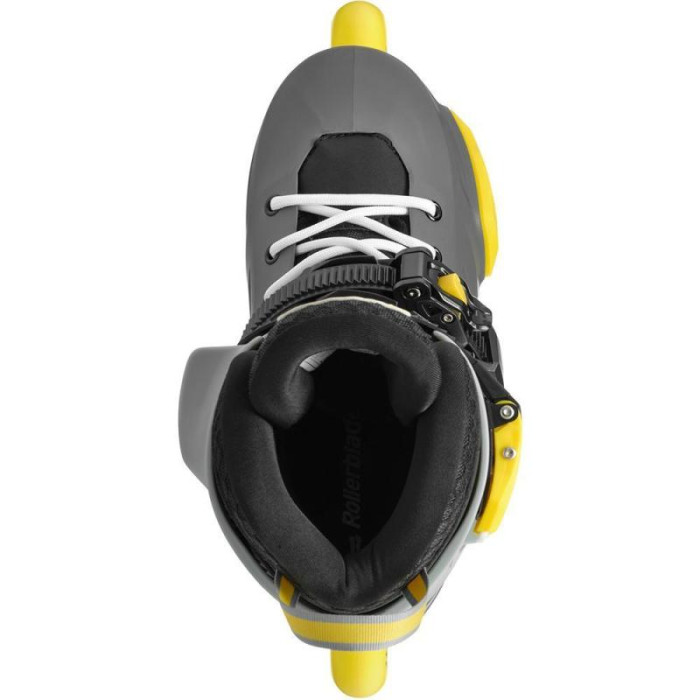 Дитячі фрискейт ролики Rollerblade Apex сіро-жовті 29-32 розміри