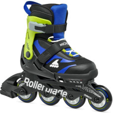 Дитячі розсувні ролики Rollerblade Microblade Синьо-салатові 28-32