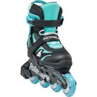Дитячі розсувні ролики Rollerblade Microblade Бірюзові 36,5-40,5