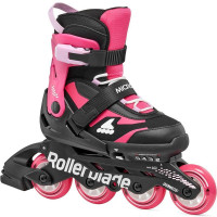 Детские раздвижные ролики Rollerblade Microblade Розовые 33-36,5