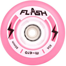 Світяться LED колеса Micro Flash рожеві 80 mm