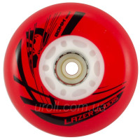 Светящиеся колеса для роликов Flying Eagle Lazer Sliders Red