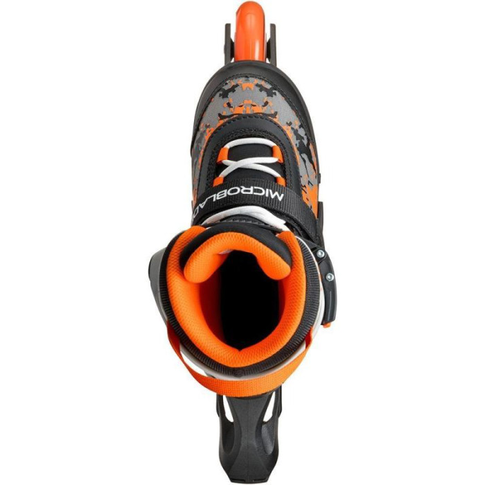 Розсувні дитячі ролики Rollerblade Microblade SL розмір 28-32 чорно-жовтогарячі