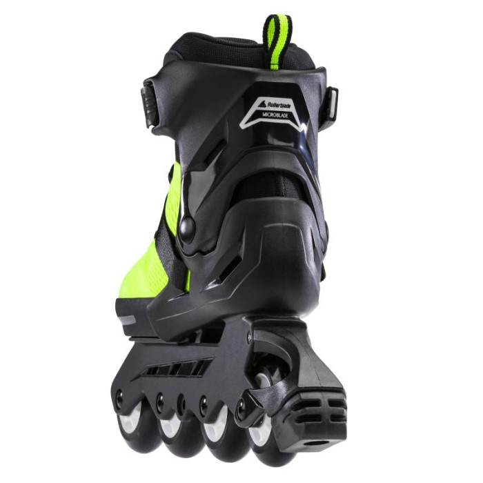 Дитячі роликові ковзани Rollerblade Microblade SE Black/Lime 33-36.5 розмір