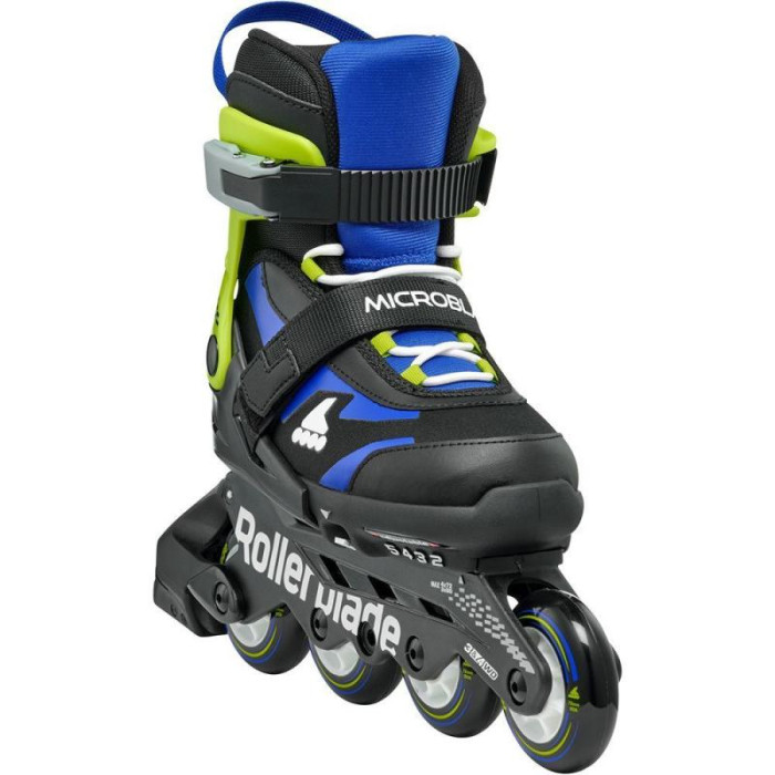 Дитячі розсувні ролики Rollerblade Microblade Синьо-салатові 28-32