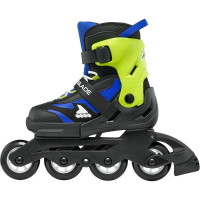 Детские раздвижные ролики Rollerblade Microblade Сине-салатовые 33-36,5