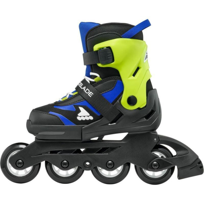 Дитячі розсувні ролики Rollerblade Microblade Синьо-салатові 28-32