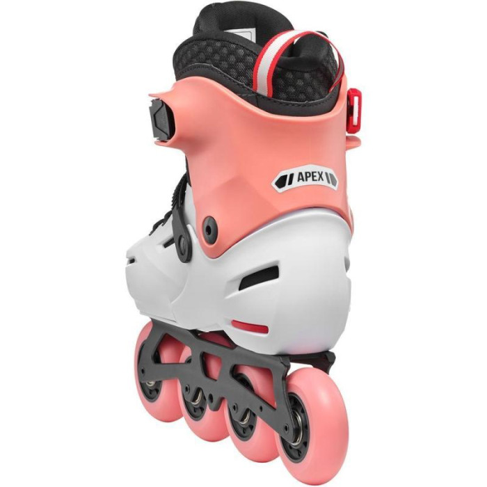 Фріскейт ролики для дівчинки Rollerblade Apex platinum-coral 29-32 розміру