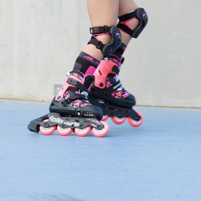 Дитячі розсувні ролики Rollerblade Microblade Рожеві 33-36,5
