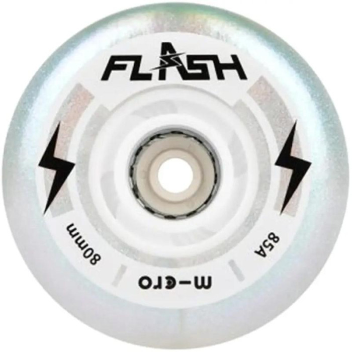 Cветящиеся LED колеса Micro Flash перламутровые 80 mm