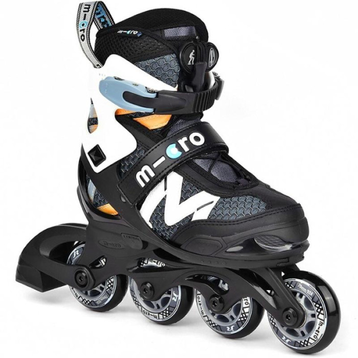 Дитячі ролики Micro Shaper New 2021 Black 25-28 розміру