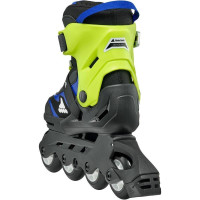 Детские раздвижные ролики Rollerblade Microblade Сине-салатовые 33-36,5