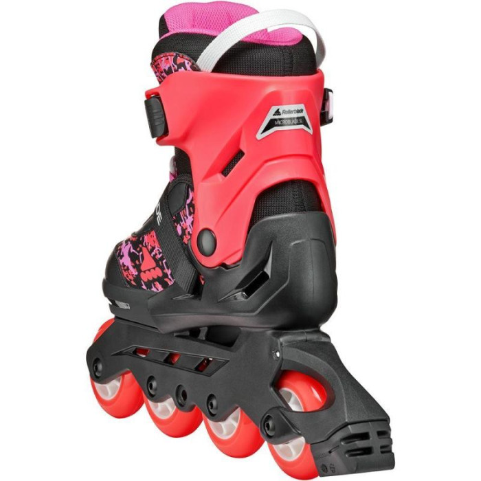 Розсувні дитячі ролики Rollerblade Microblade SL розмір 28-32 чорно-червоні