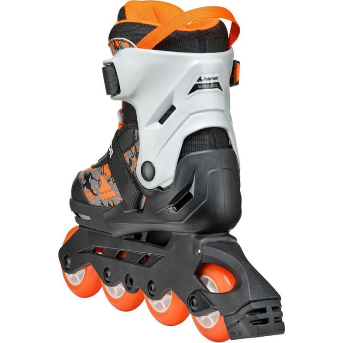 Розсувні дитячі ролики Rollerblade Microblade SL розмір 28-32 чорно-жовтогарячі