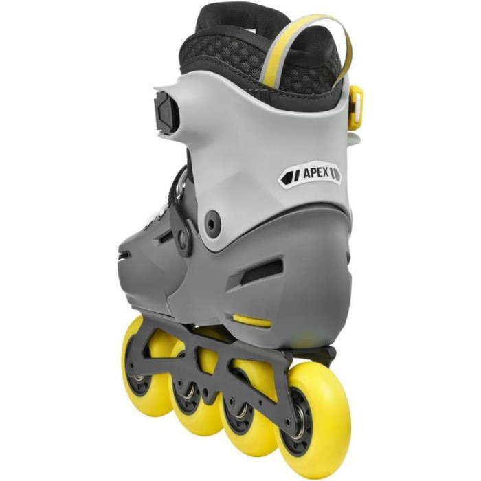 Дитячі фрискейт ролики Rollerblade Apex сіро-жовті 29-32 розміри