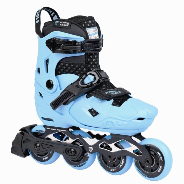 Дитячі фрискейт ролики Flying Eagle S7 Nimbus Blue розмір 32-36