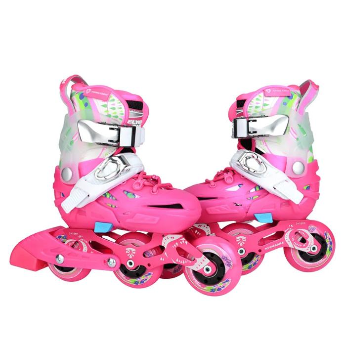Дитячі розсувні ролики Flying Eagle S6T 28-32 pink