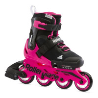 Дитячі розсувні ролики Rollerblade Microblade G Neon Pink для дівчаток 36.5-40.5