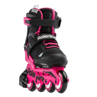 Дитячі розсувні ролики Rollerblade Microblade G Neon Pink для дівчаток 36.5-40.5