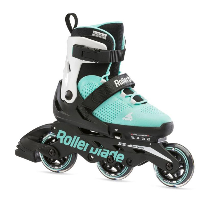 Дитячі ролики Rollerblade Microblade 3WD G Aqua White 28-32