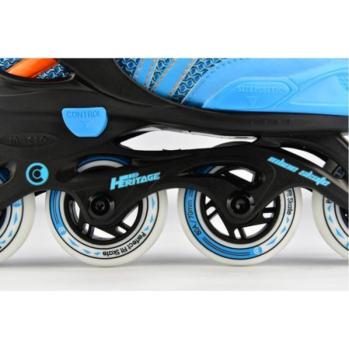 Дитячі роликові ковзани Micro Shaper blue