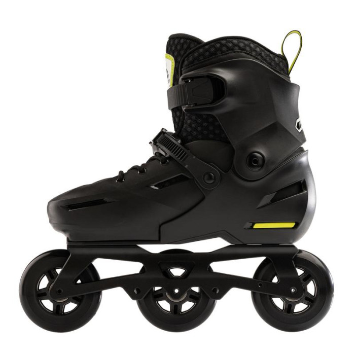 Дитячі фрискейт ролики Rollerblade Apex 3WD black-lime розмір 29-32