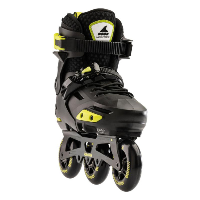 Дитячі фрискейт ролики Rollerblade Apex 3WD black-lime розмір 29-32