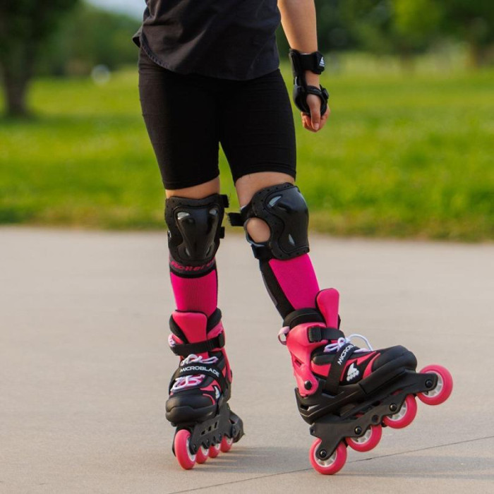 Дитячі розсувні ролики Rollerblade Microblade Рожеві 28-32