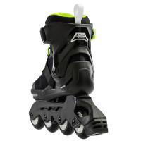 Детские раздвижные ролики Rollerblade Microblade Black/Green размер 36.5-40.5