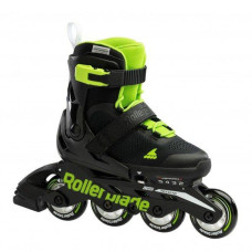 Дитячі розсувні ролики Rollerblade Microblade Black/Green розмір 28-32
