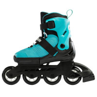 Детские ролики Rollerblade Microblade aqua-black для девочек 36.5-40.5 размер