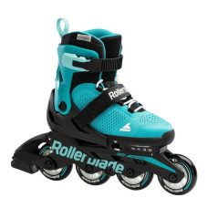 Дитячі ролики Rollerblade Microblade aqua-black для дівчаток 28-32 розмір