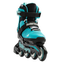 Детские ролики Rollerblade Microblade aqua-black для девочек 36.5-40.5 размер