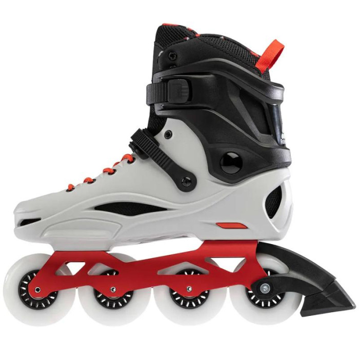 Фріскейт ролики Rollerblade Pro X grey-warm red 40.5 розмір