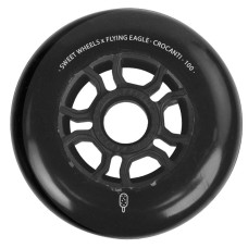 Колеса для роликів FE Crocanti 100 mm 88a чорні - 1 колесо